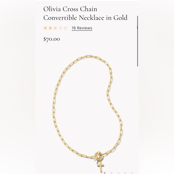 Kendra Scott Jewelry Kendra Scott Cross Necklace Poshmark